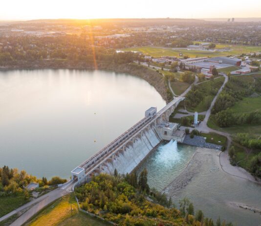 Основне джерело питної води для Калгарі, або Гленморське водосховище