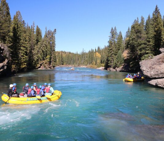 Extreme alloy. Rafting the Kananaskis near Calgary